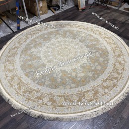 Восточный Ковер Для Гостиной Дизайн 30546 Круг