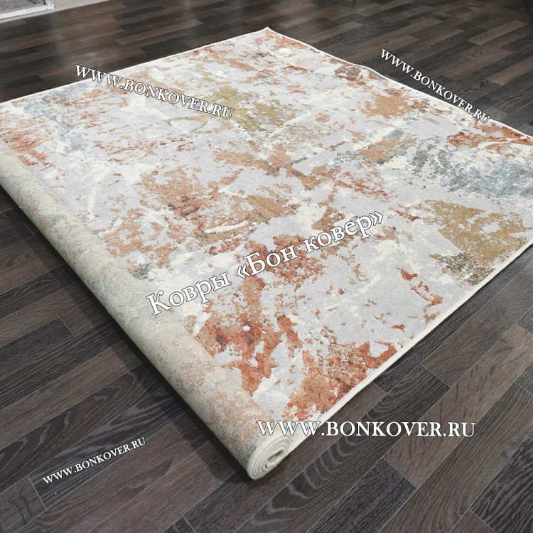 Тонкий Ковер Из Вискозы Дизайн 25 Разноцветный